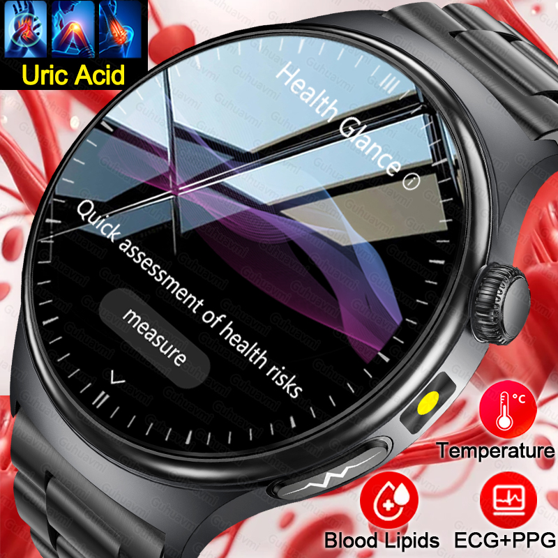 Laser Distance Measure - Nowy, precyzyjny smartwatch EKG, pomiar lipidów