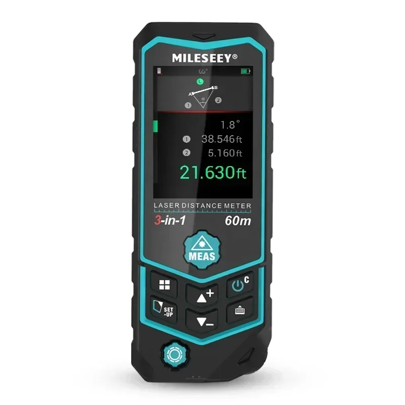 Laser Distance Measure - Mileseey R2B 60M USB Ładowalny 3