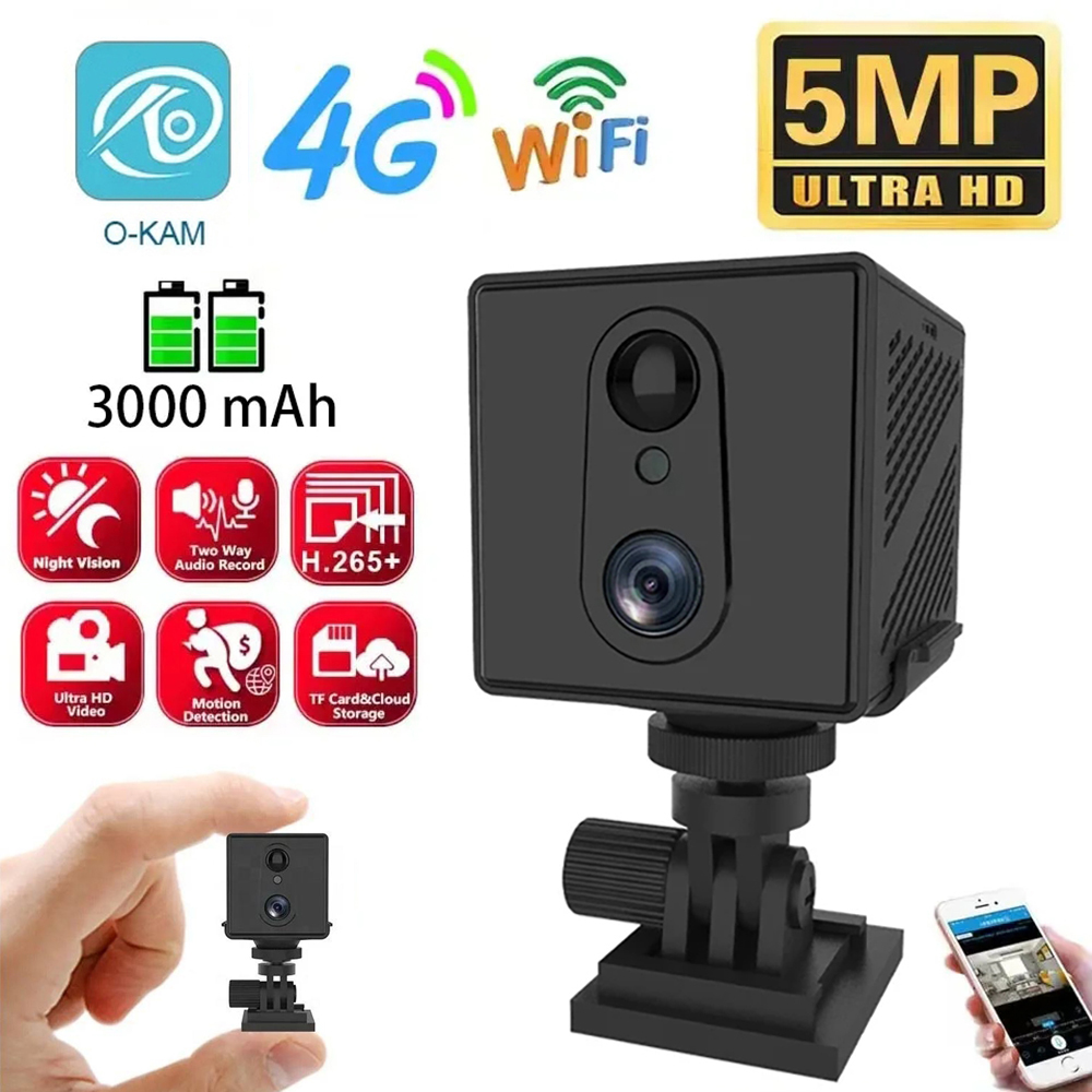 Compact Camera Mirrorless - Miniaturowa kamera 5MP 4G z kartą