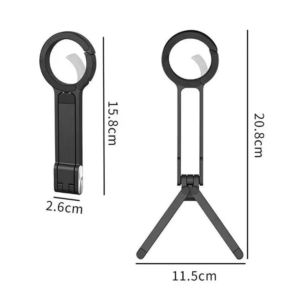Auto Tracking Tripod - Aluminiowy statyw do telefonu z karabińczykiem,