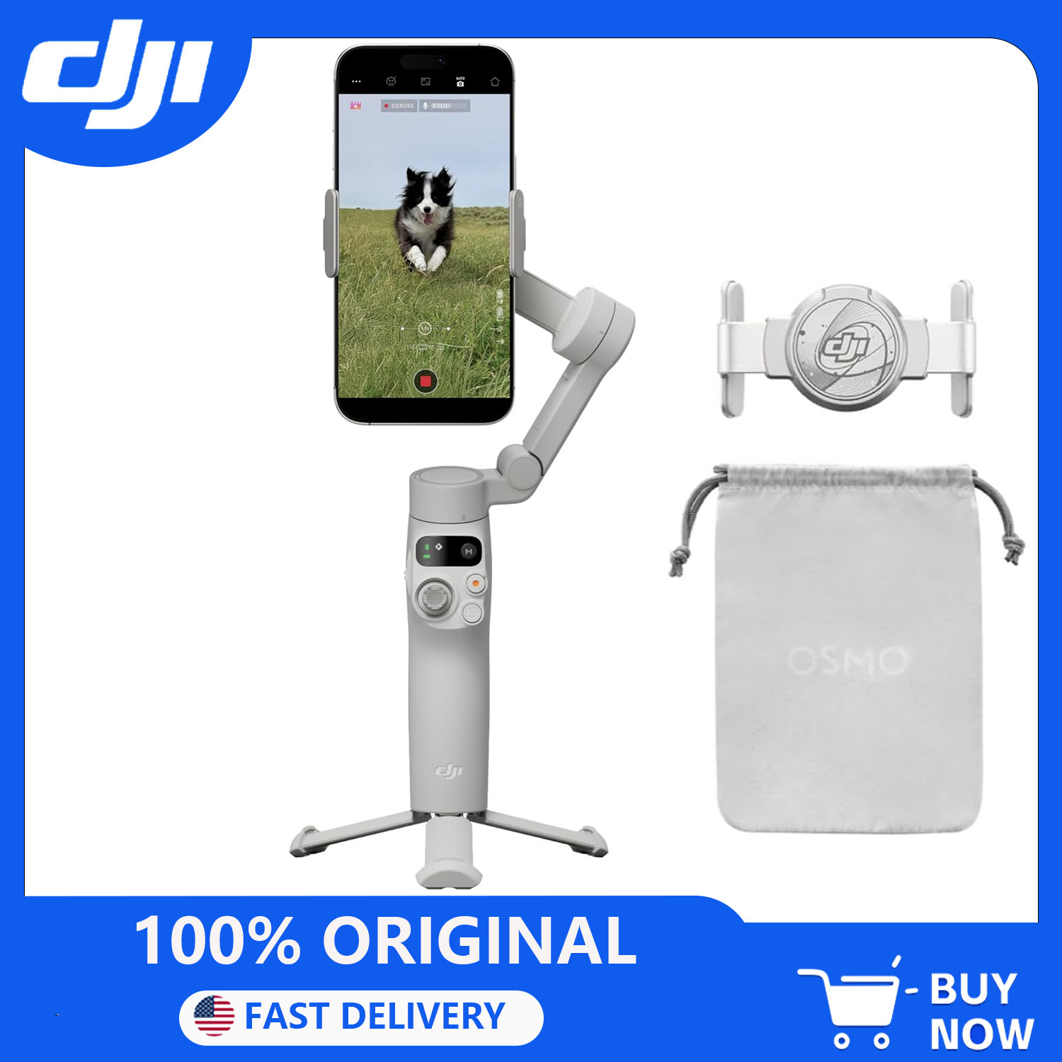 Auto Tracking Tripod - DJI Osmo Mobile 7 Gimbal Stabilizator