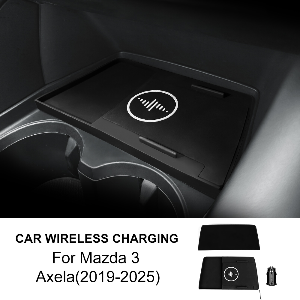 Wireless Phone Charger Pad - Bezprzewodowa ładowarka samochodowa do Mazdy 3