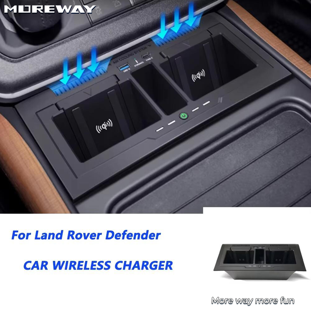 Wireless Phone Charger Pad - Moreway Szybka Ładowarka Samochodowa Bezprzewodowa Podkładka