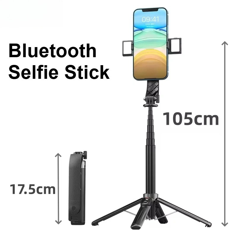 Auto Tracking Tripod - Aluminiowy kijek do selfie Bluetooth ze