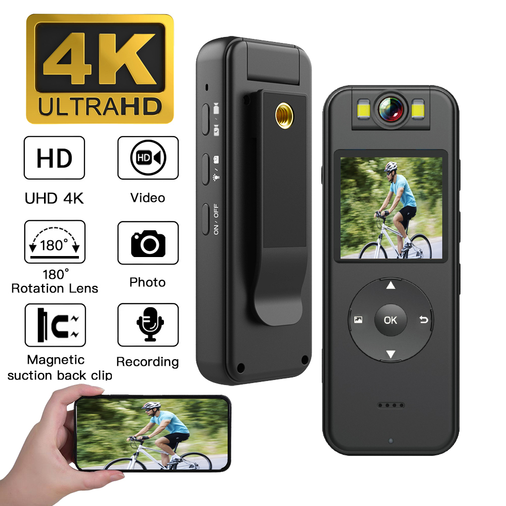 Compact Camera Mirrorless - Miniaturowa kamera Ultra HD 4K WiFi,