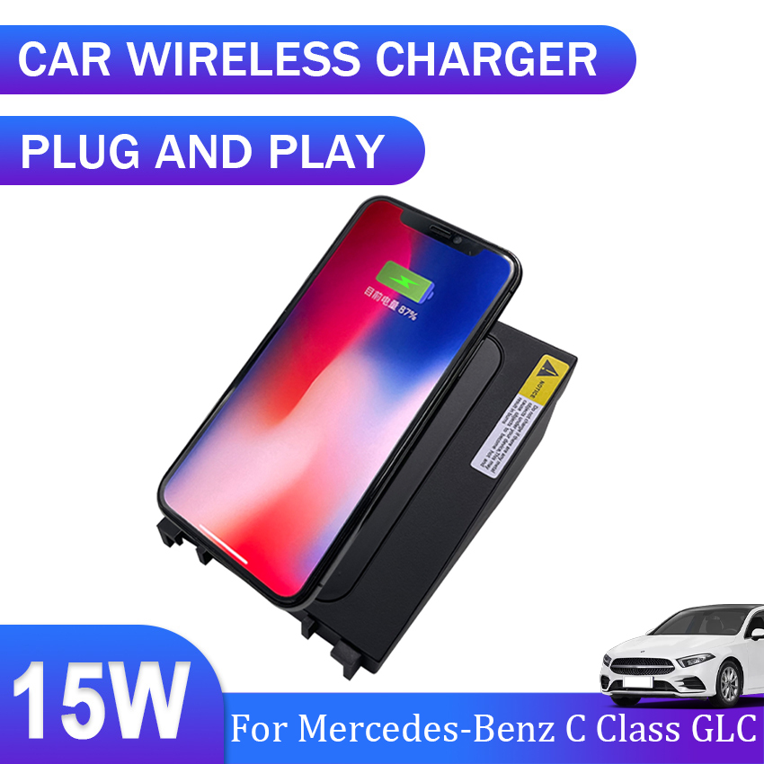 Wireless Phone Charger Pad - 15W Samochodowa ładowarka bezprzewodowa QI do