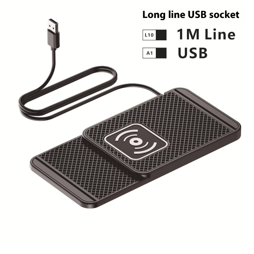 Wireless Phone Charger Pad - Silikonowa podkładka antypoślizgowa do bezprzewodowej ładowarki