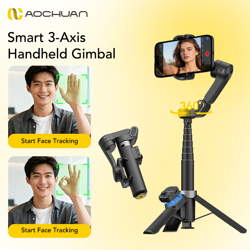 AOCHUAN Smart X3 360 °   Stabi – Auto Tracking Tripod recenzja i cena