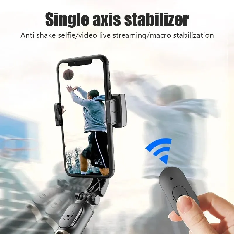 Q08 Ręczny Gimbal Stabilizator – Auto Tracking Tripod recenzja i cena