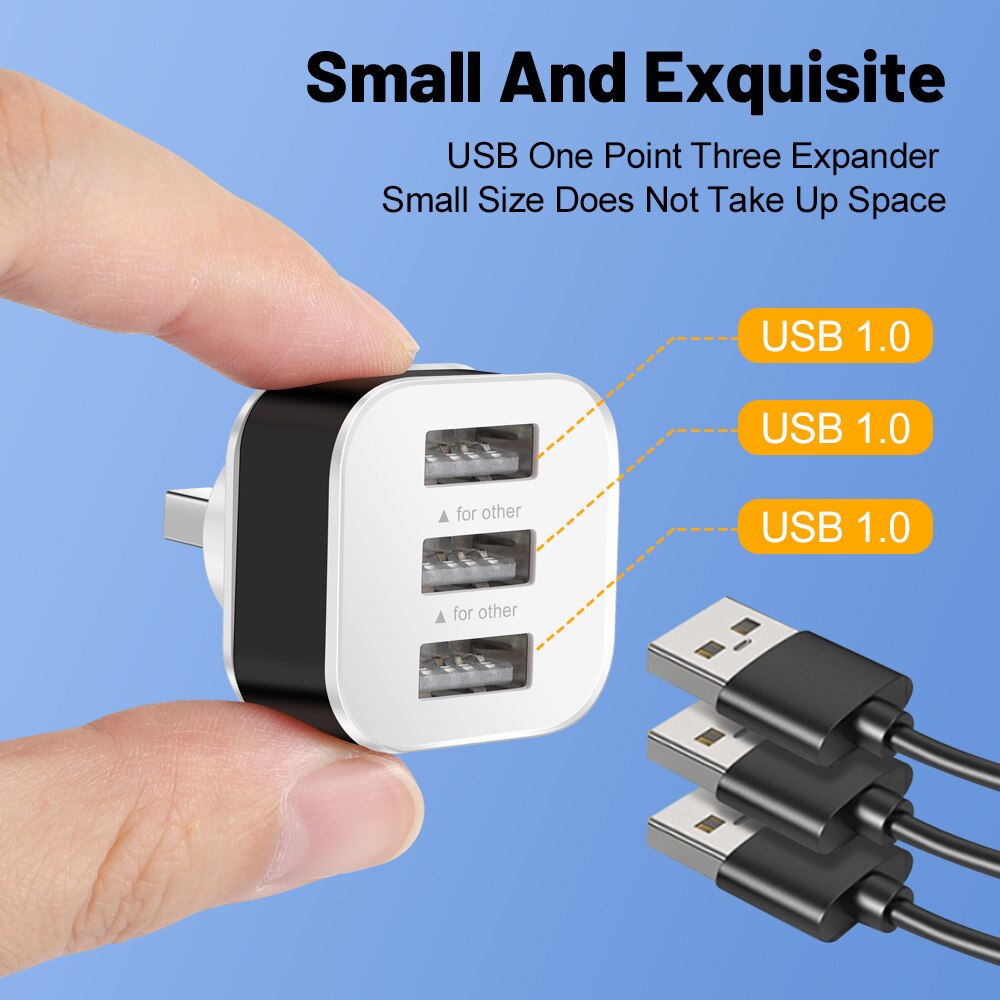 Adapter USB z 3 portami, USB 3 – Electronics Gadgets For Car recenzja i cena