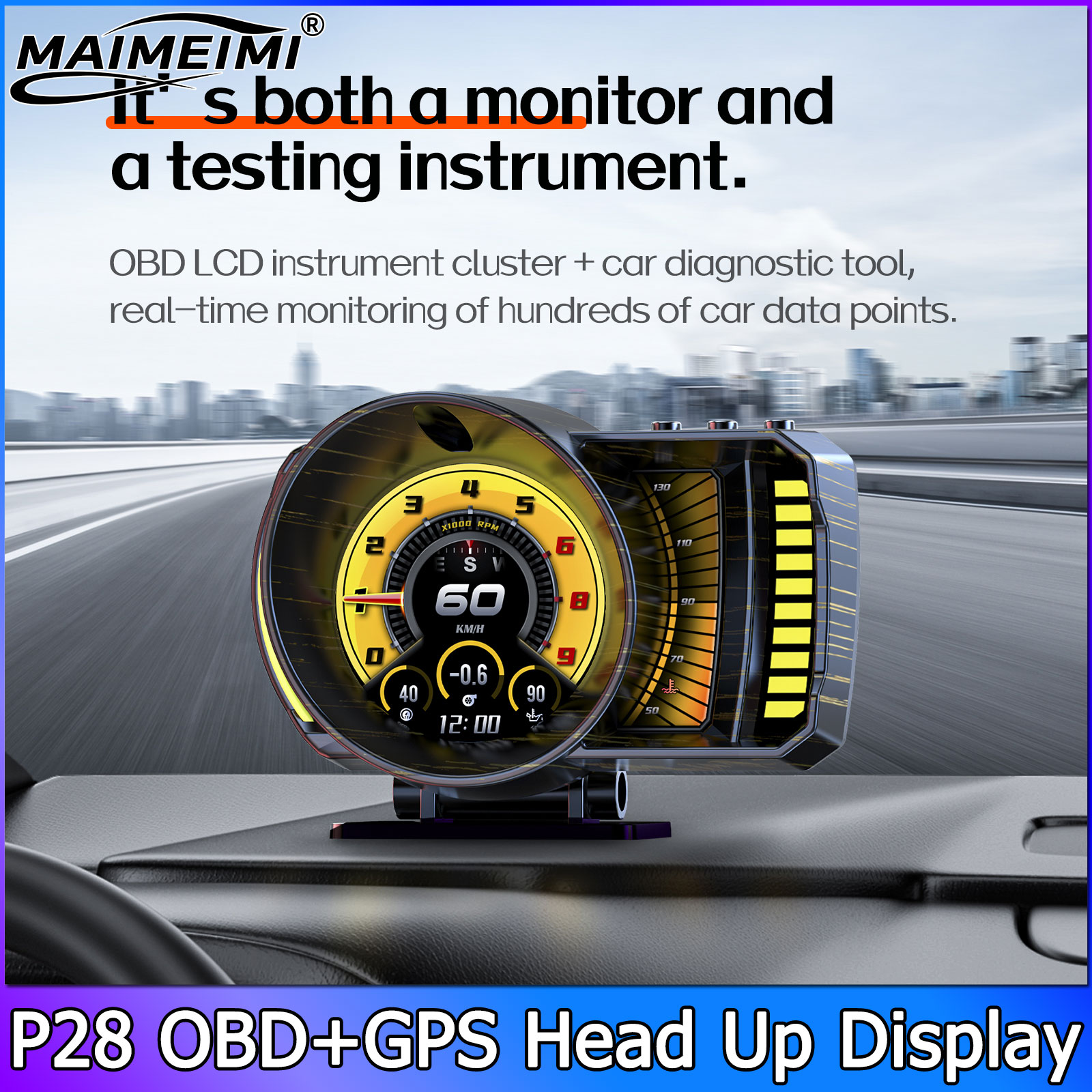P28 OBD2 GPS Podwójny System M – Electronics Gadgets For Car recenzja i cena