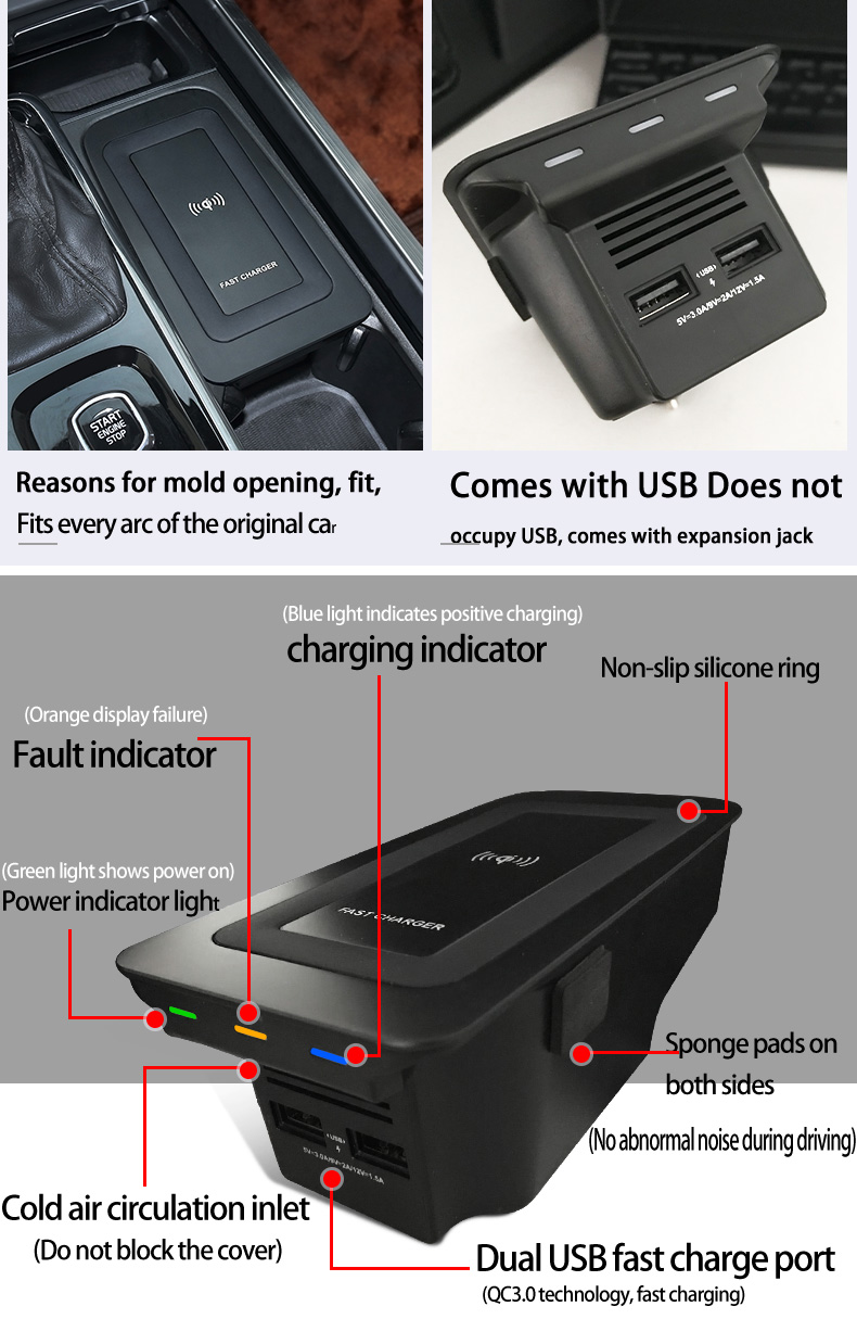 Bezprzewodowa ładowarka 15 W d – Wireless Phone Charger Pad recenzja i cena