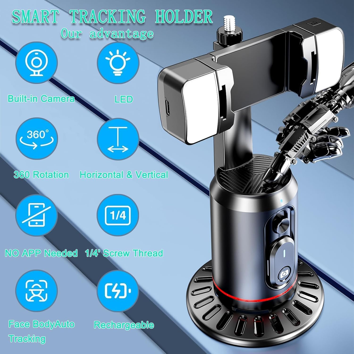 Statyw z automatycznym śledzen – Auto Tracking Tripod recenzja i cena