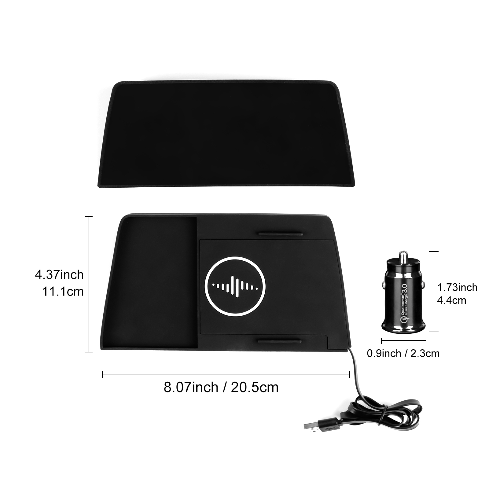 Bezprzewodowa ładowarka samoch – Wireless Phone Charger Pad recenzja i cena