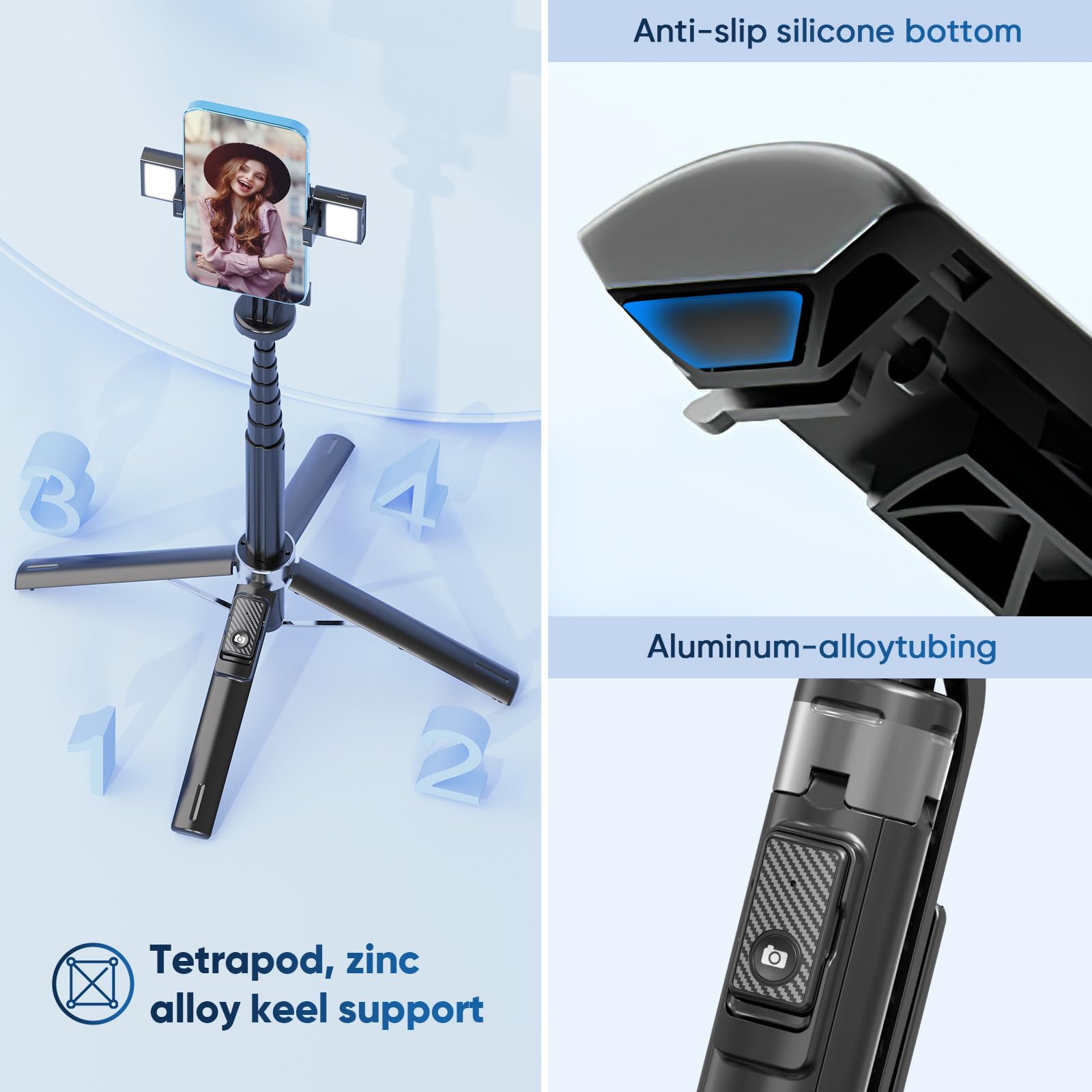 1300mm bezprzewodowy kijek do  – Auto Tracking Tripod recenzja i cena